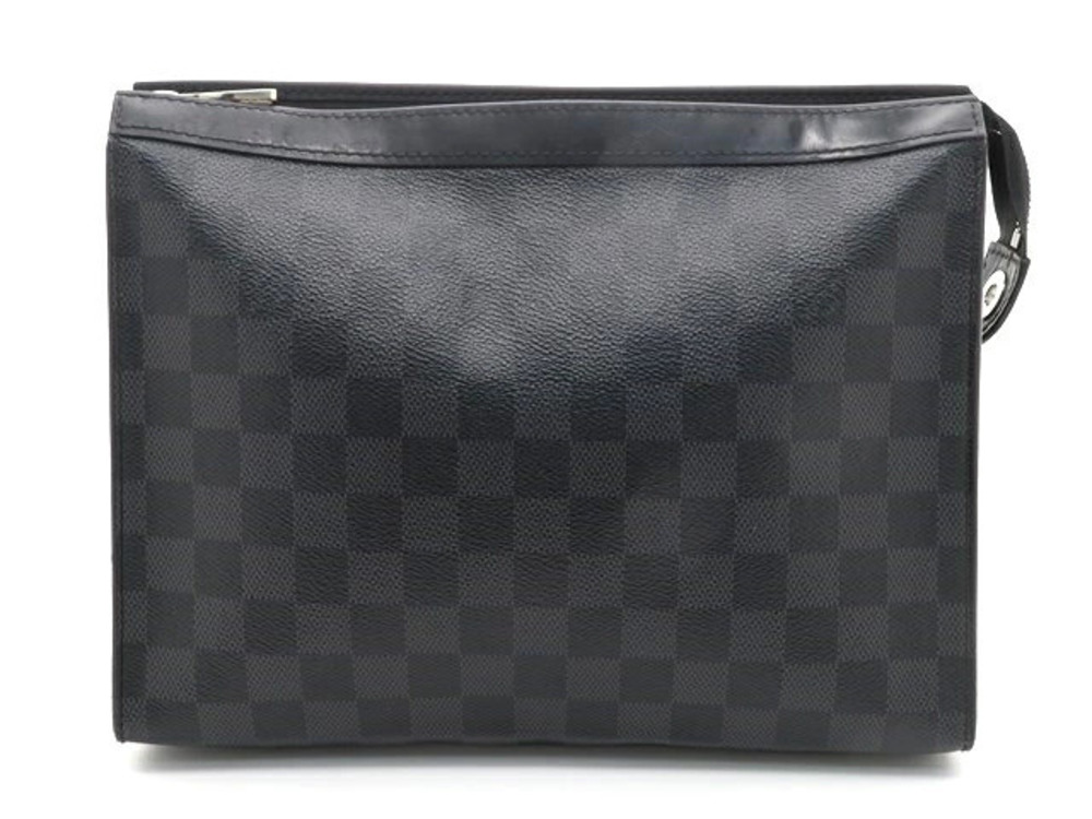 LOUIS VUITTON Shoulder Bag Pochette Voyage Damier Graphite Black